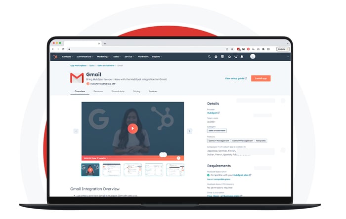 HubSpot and Gmail Integration 