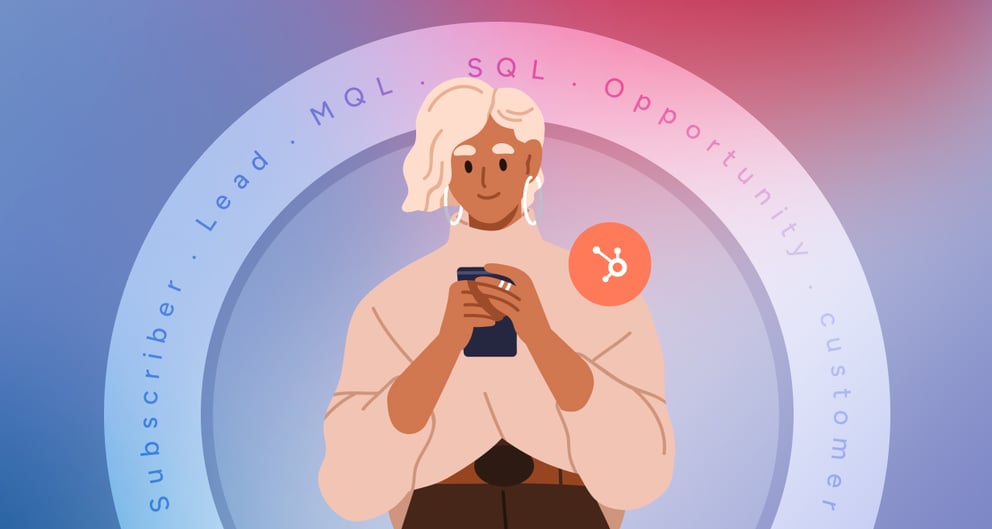 B2B communication in cartoon style