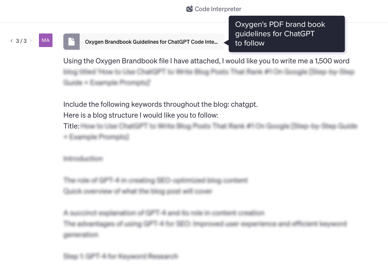 ChatGPT research and outline for blog post