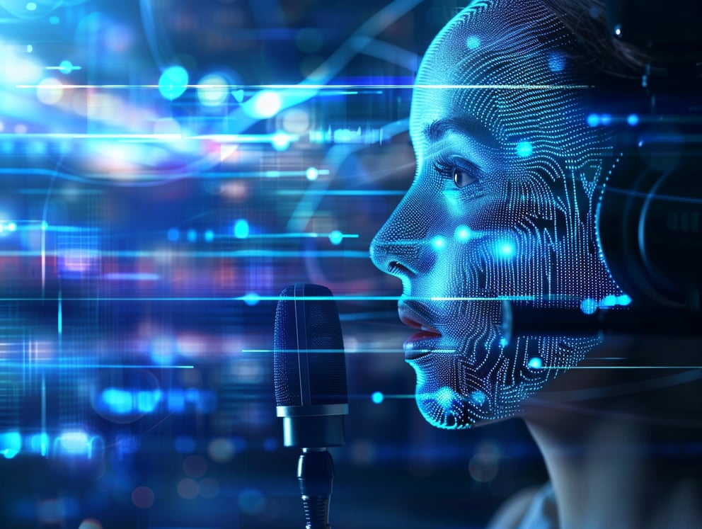 A image showing AI Voice to speech 