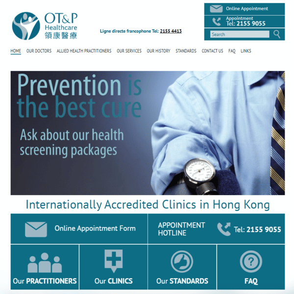 Old OT&P website