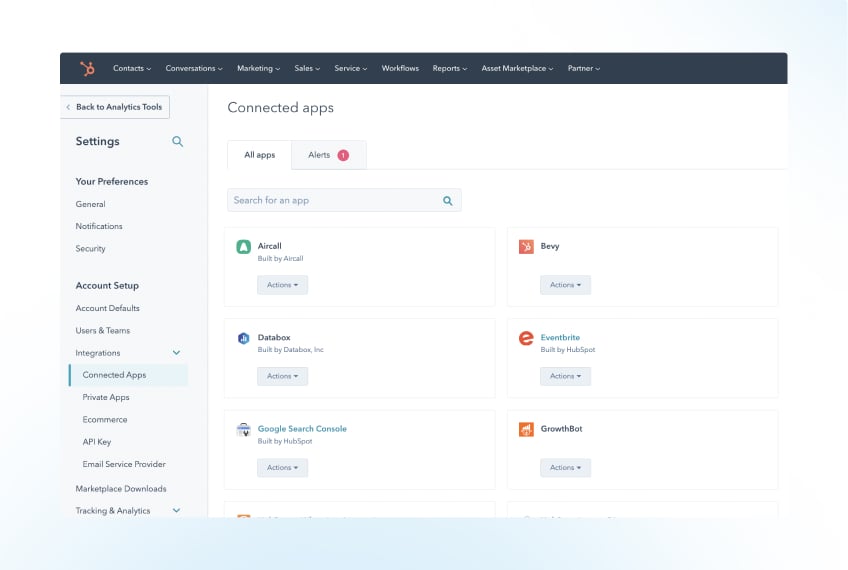 Connect HubSpot with your applications